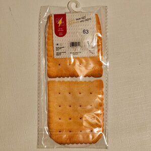 SHOCK SOCK Cracker Print Socks No show Style One Size BNIP